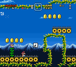 Super Mario World - The Bramble Invasion (beta) Screenshot 1